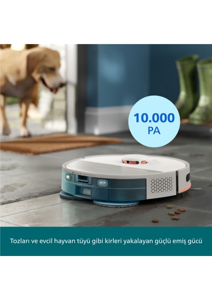 Philips Homerun 5000 Serisi XU5100/20 Beyaz Çöp Istasyonlu Akıllı Robot Süpürge indirimleri