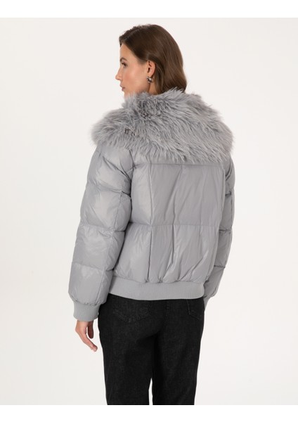 Kadın Gri Regular Fit Mont 50308978-VR024 indirimleri