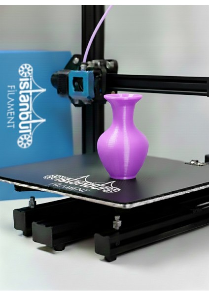 3D Baskı Pla Silk+ Lila Parlak Filament 1 kg Ø 1,75MM ± 0,05 mm fırsatları