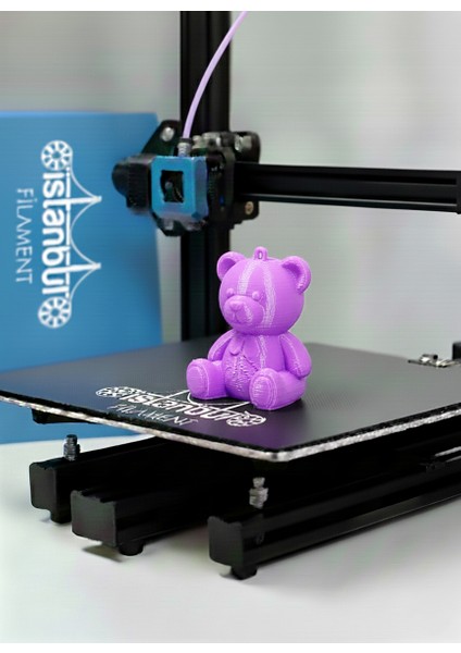 3D Baskı Pla Silk+ Lila Parlak Filament 1 kg Ø 1,75MM ± 0,05 mm