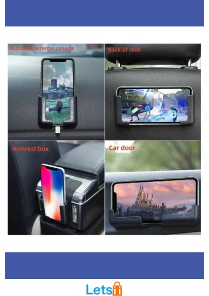 Kolay Kurulumlu Yatay Dikey Araç Torpido Telefon Standı 2 Adet indirimleri