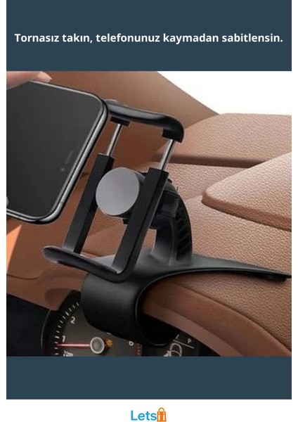 Uv Dayanıklı Kaymaz Silikon Pedli Çok Amaçlı Araç Gösterge Paneli Telefon Tutucu fiyatları