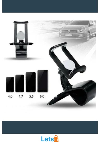 Uv Dayanıklı Kaymaz Silikon Pedli Çok Amaçlı Araç Gösterge Paneli Telefon Tutucu modelleri