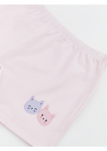 Yeni Sezon Beli Lastikli Baskılı Kız Çocuk Boxer modelleri