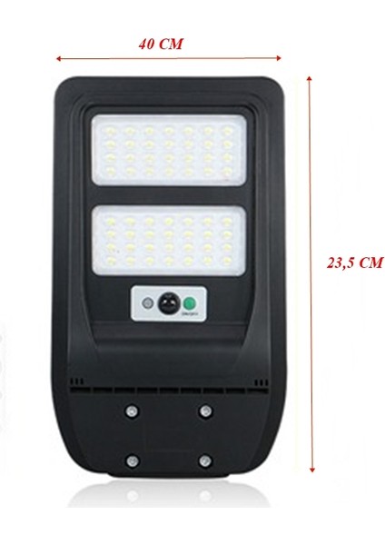 Güneş Enerjili Profesyonel Sokak Aydınlatması Uzaktan Kumandalı Sensörlü LED Projektör IP65 modelleri