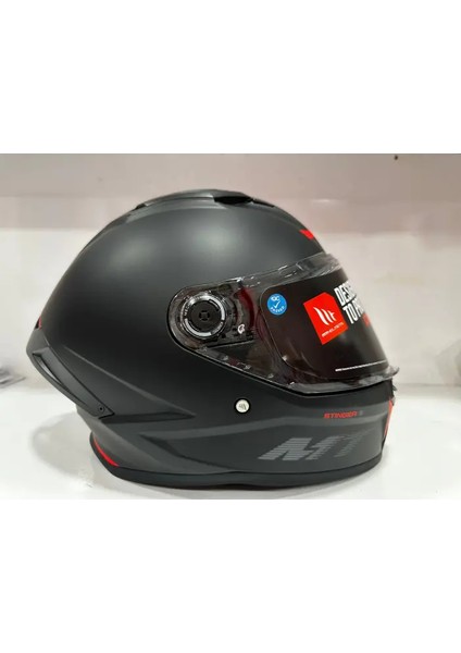 mt Helmets Stınger 2 A1 Mat Siyah Full Face Kask