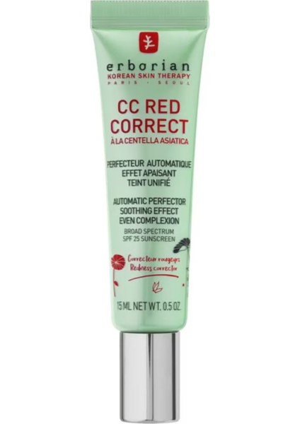 cc Red Correct - Kızarıklık Dengeleyici cc Krem 15 ml