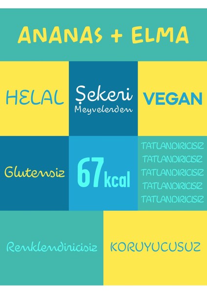 Ananas Meyve Barı 288 Adet | Sağlıklı Atıştırmalıklar – Vegan, Glutensiz (20GR x 288 Adet) modelleri