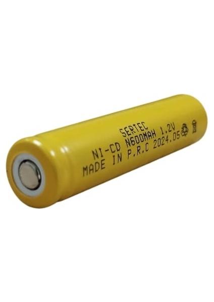 1.2V 600 Mah - N Boy - Ni-Cd Şarjlı Pil - (Başsız / Flat Head) fiyatları