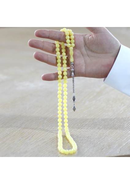 Kararmaz Metal Arnavut Zincir Püsküllü Küre Kesim 99 Taneli Beyrut Kehribar Namaz Tesbihi fırsatları