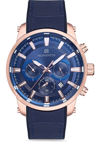 Lacivert Deri Kordon Erkek Kol Saati SC223R-11MR