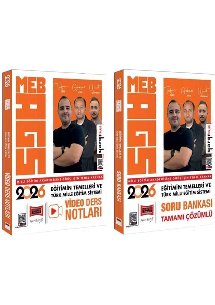 Yargı 2026 Meb-Ags Eğitimin Temelleri ve Türk Milli Eğitim Sistemi Video Ders Notları + Soru Bankası