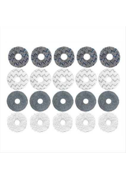 Paspas Bezi Deebot T20 Omnı/x1 Omnı T10 Turbo Elektrikli Süpürge Yıkanabilir Paspas Paçavra Paspas Bezi Aksesuarları (Yurt Dışından)