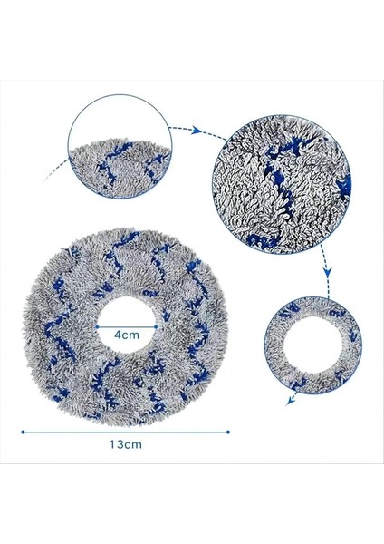 Paspas Bezi Deebot T20 Omnı/x1 Omnı T10 Turbo Elektrikli Süpürge Yıkanabilir Paspas Paçavra Paspas Bezi Aksesuarları (Yurt Dışından) fiyatları