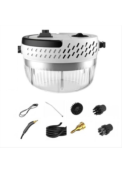 Taşınabilir Buhar Temizleyici 15 Saniyede Buhar Üretir Sızıntı Koruması Kuru Yanmaya Karşı El Tipi Buhar Temizleyici Ab Fişi C (Yurt Dışından)