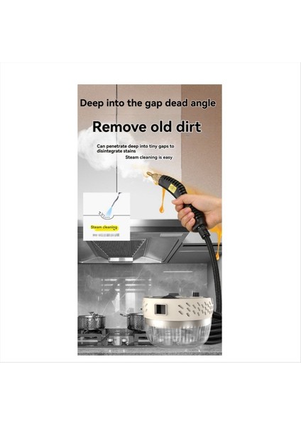 Taşınabilir Buhar Temizleyici 15 Saniyede Buhar Üretir Sızıntı Koruması Kuru Yanmaya Karşı El Tipi Buhar Temizleyici Ab Fişi C (Yurt Dışından) modelleri