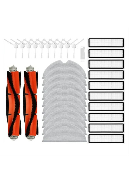 D9 / D9 Max / L10 Pro / Trouver Lds Bulucu Robot Vakum Silindiri Yan Fırça Paspas Filtresi Yedek Parça Aksesuarları (Yurt Dışından)