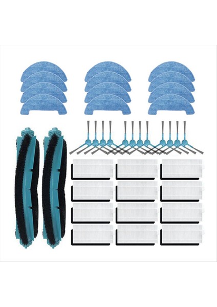 Conga 2499 Ultra Home Advanced Ana Yan Fırça Hepa Filtre Paspas Bezi Toz Torbası Aksesuarları Yedek Parçaları (Yurt Dışından)