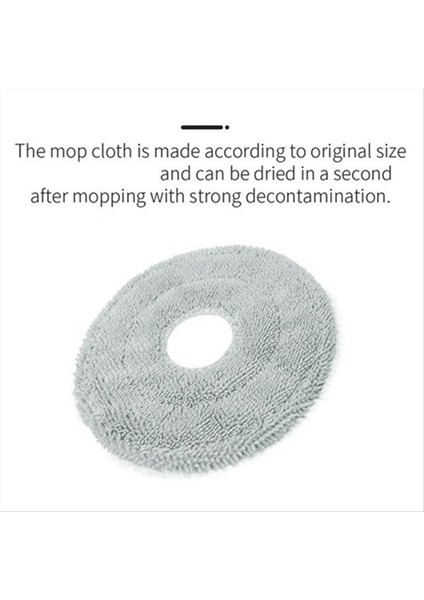 Xiaomi Robot Süpürge S10+ / S10 Plus Aksesuarları Paspas Bezi Bezi Yedek Parçaları (Yurt Dışından) modelleri