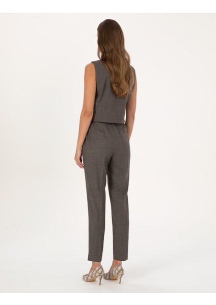 Kadın Vizon Kumaş Pantolon 50296917-VR052 fırsatları