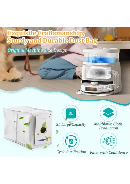 Ecovacs Deebot T30 Pro Omni / T30 Omni Elektrikli Süpürge Torbaları Için Elektrikli Süpürge Torbası Aksesuarları (Yurt Dışından) fırsatları