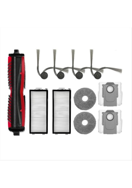 Roborock Saros Z70/SAROS Z70 Ultra Elektrikli Süpürge Parçaları Için 11 Adet Ana Yan Fırça Filtresi, Paspas Pedleri ve Toz Torbaları Yedek Parçası (Yurt Dışından)