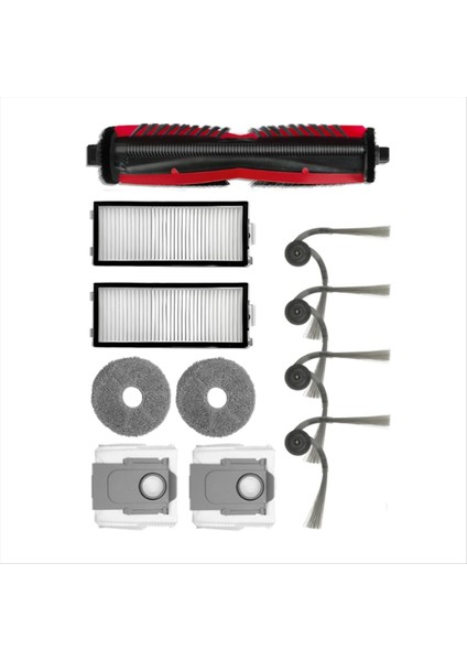 Roborock Saros Z70/SAROS Z70 Ultra Elektrikli Süpürge Parçaları Için 11 Adet Ana Yan Fırça Filtresi, Paspas Pedleri ve Toz Torbaları Yedek Parçası (Yurt Dışından) modelleri