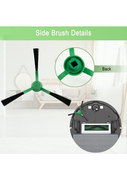 Irobot Roomba Y0140, Q0520, Q0120, Q011, Y0110 Essential Serisi Robot Süpürge Yedek Parçaları (Yurt Dışından) modelleri