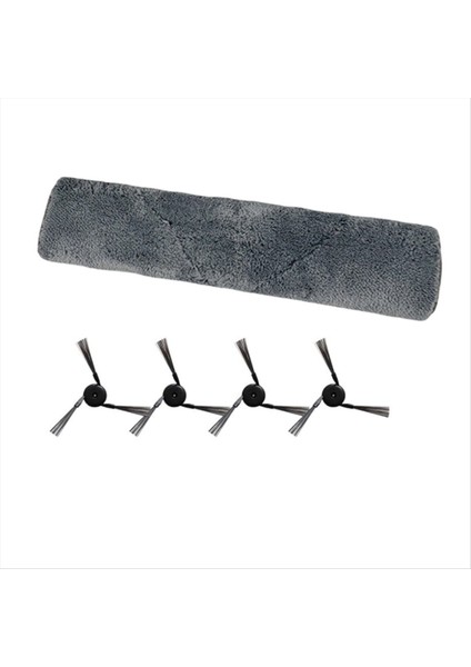 Dreame Mova Z50 / Z5 / Z5 Pro / Z50 Ultra Elektrikli Süpürge Parçaları Için 5 Adet Yedek Parça Paletli Paspas Bezi Yan Fırça (Yurt Dışından) fırsatları