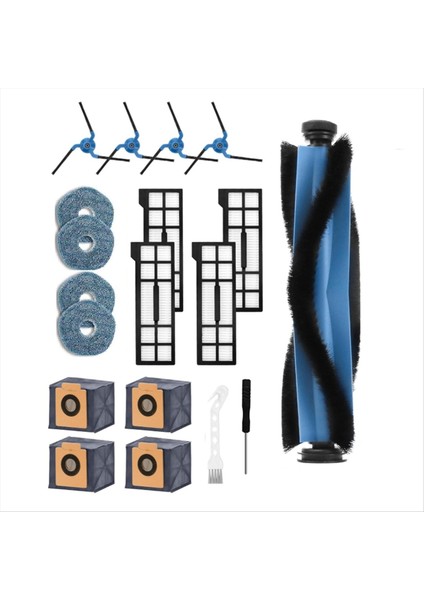 Eufy X10 Pro Omni Elektrikli Süpürge Aksesuarları Silindir Yan Fırça Filtre Paspas Pedi Toz Torbası Ultra Dayanıklı Aksesuarlar (Yurt Dışından) fiyatları