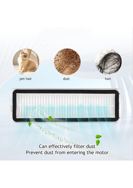 Xiaomi X20 Max / X20 Pro Robot Süpürge Ana Yan Fırça Paspas Bezi Toz Torbaları Hepa Filtreleri Için Yedek Parça (Yurt Dışından) fırsatları