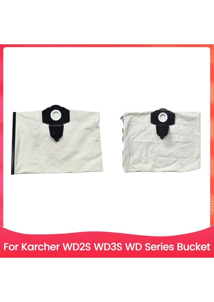 Karcher WD2S WD3S Wd Serisi Kovalı Elektrikli Süpürge Için Fermuarlı Toz Torbası ve Kapalı Çubuk Toz Torbası Dayanıklı Toz Torbası (Yurt Dışından)