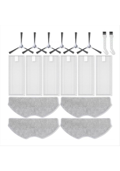 Ropvacnıc S1 A1 Için Filtreler Fırçalar Paspas Pedleri Tipdiy G90 Için Vıpsun Z1 Için Betboyles V75S Robot Süpürge Aksesuarları (Yurt Dışından)