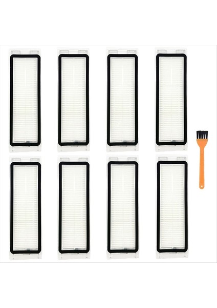 Q5, Q5+, Q5 Plus Elektrikli Süpürge Hepa Filtre Için 8 Paket Q5 Filtre Yedek Parçası (Yurt Dışından)