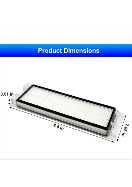 Q5, Q5+, Q5 Plus Elektrikli Süpürge Hepa Filtre Için 8 Paket Q5 Filtre Yedek Parçası (Yurt Dışından) modelleri