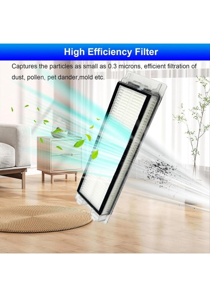 Q5, Q5+, Q5 Plus Elektrikli Süpürge Hepa Filtre Için 8 Paket Q5 Filtre Yedek Parçası (Yurt Dışından) fırsatları