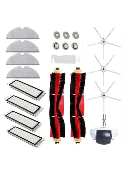 S6 S60 S65 S5 Max T6 Elektrikli Süpürge Yedek Parça Ana Yan Fırça Hepa Filtre Paspas Bezi Aksesuarları (Yurt Dışından)