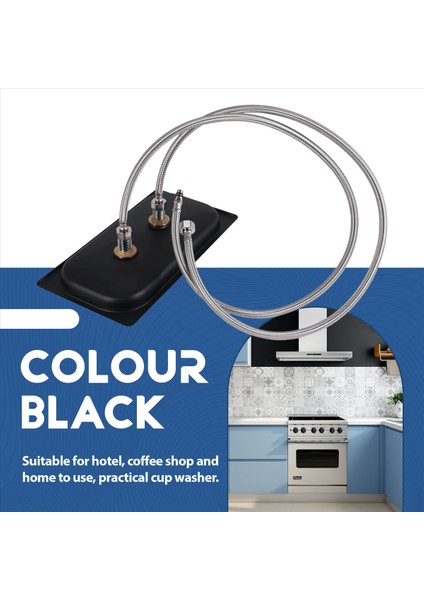 Paslanmaz Çelik Bardak Yıkama Makinesi, Otel Kafe Restoran Siyah Için Bardak Yıkama Makinesi, Bardağı Yıkama Makinesi (Yurt Dışından) fırsatları