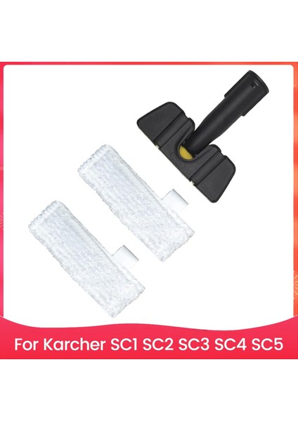 Karcher Sc1 Sc2 Sc3 Sc4 Sc5 Buharlı Temizleyici Parçaları Için Mikrofiber Paspas Pedi ile Buharlı Temizleyici El Nozul Fırçası (Yurt Dışından)