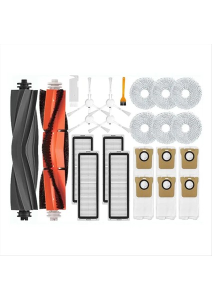 Omni 1s B116 L10S Ultra / S10 Pro / X10 Ultra Parçaları Ana Yan Fırça Hepa Filtre Paspas Bezleri Toz Torbaları (Yurt Dışından)