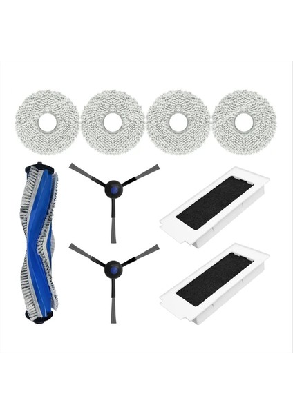 Debot T30S Combo Yedek Parça Aksesuarları Ana Yan Fırça Hepa Filtre Paspas Bezi (Yurt Dışından)