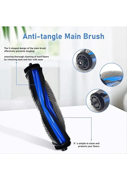 Ecovacs Deebot T80 Omnı Elektrikli Süpürge Yedek Parça Aksesuar Seti Ana Yan Fırçalar Toz Torbaları Filtreler (Yurt Dışından) fırsatları