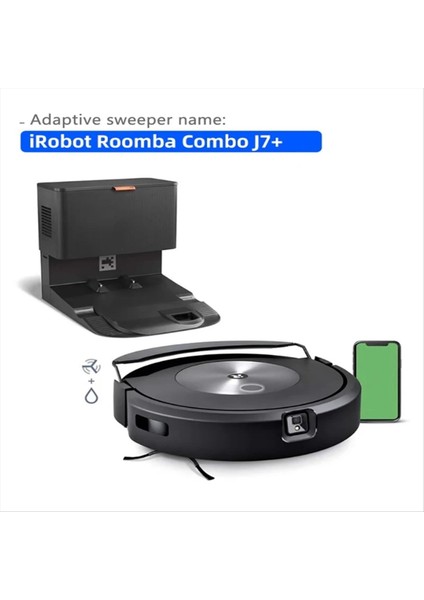 Irobot Roomba Combo J7 + J9+ Yedek Parçaları Süpürge Elektrikli Süpürge Ana Yan Fırça Hepa Filtre Aksesuarları (Yurt Dışından) fırsatları