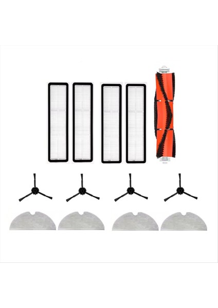 Dreame D9, D9 Max, L10 Pro Robot Süpürge Silindiri Yan Fırça Hepa Filtre Paspas Pedi Ultra Dayanıklı Aksesuarlar (Yurt Dışından) fiyatları