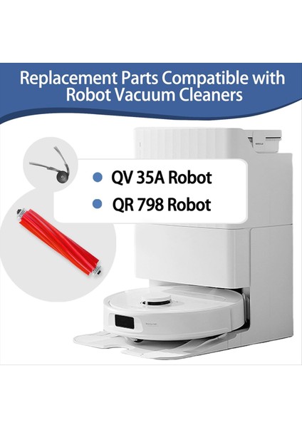 Roborock Qv 35A / Qr 798 Elektrikli Süpürge Robot Parçaları, Ana Fırçalar, Hepa Filtreler, Mendiller, Toz Torbaları Için Yedek Parçalar (Yurt Dışından) fiyatları