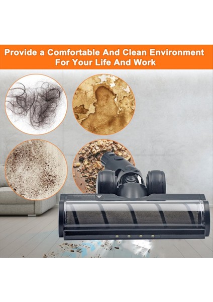 Dreame R10 R20 R30 T20 T30 V6 V8 V12 V11 Elektrikli Süpürge Aparatı Için Yumuşak Rulo Fırça Temizleme Başlığı ve LED Toz Işıkları (Yurt Dışından) fırsatları