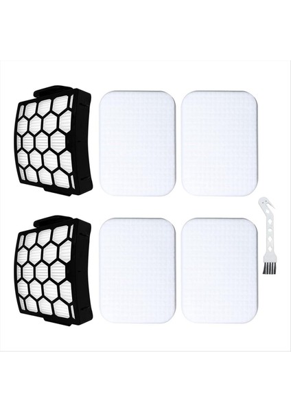 LA702 Stratos Ultralight Kablolu Çubuk Vakum Için LA702 Filtre Değişimi 2 Filtre + 4 Köpük Keçe Filtre (Yurt Dışından)