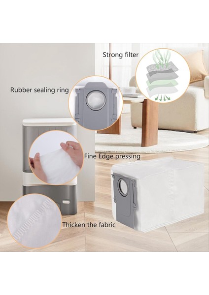 Roborock Q Revo Qrevo Maxv Qrevo Master Qrevo Slim Qrevo Pro Qrevo S Mop Yedek Parçaları Için Mop Bezi Toz Torbaları (Yurt Dışından) modelleri
