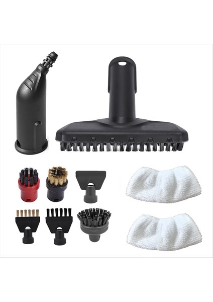 Karcher Buharlı Temizleyiciler Sc1, Sc2, Sc3, Sc4, Sc5 Için 10 Adet Yedek Parça - Nozullar, Fırçalar ve Bezler Dahil (Yurt Dışından)