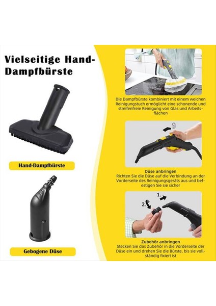 Karcher Buharlı Temizleyiciler Sc1, Sc2, Sc3, Sc4, Sc5 Için 10 Adet Yedek Parça - Nozullar, Fırçalar ve Bezler Dahil (Yurt Dışından) fırsatları
